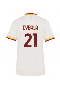 AS Roma Paulo Dybala #21 Jalkapallovaatteet Naisten Vieraspaita 2026-27 Lyhythihainen